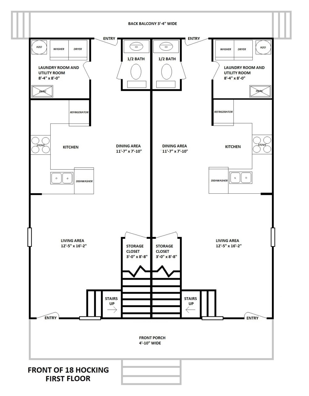 18 Hocking First Floor Building Layout - Bobcat Rentals, Ohio