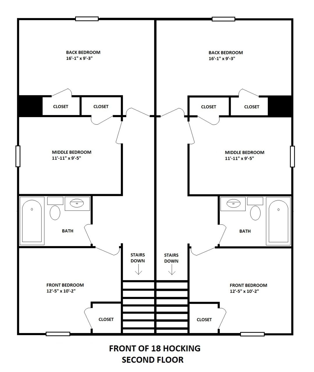 18 Hocking Second Floor Building Layout - Bobcat Rentals, Ohio