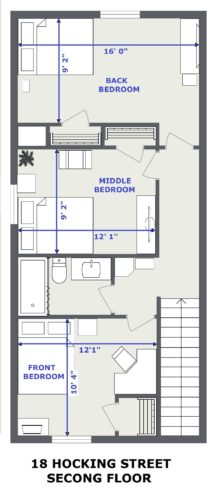 18 Hocking Second Floor Layout