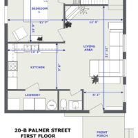 20 Palmer Apt. B First Floor Layout
