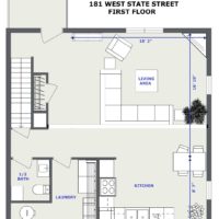 181 West State First Floor Layout