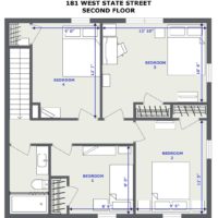 181 West State Second Floor Layout