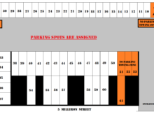 5 Milliron Parking Map