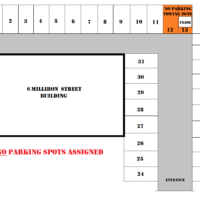 6 Milliron Parking Map