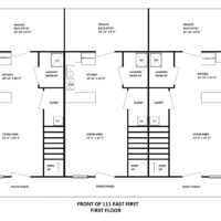 111 East First First Floor Building Layout