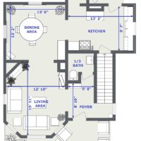 20 Palmer Apt. A First Floor Layout