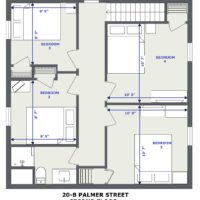 20 Palmer Apt. B Second Floor Layout