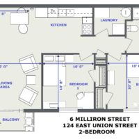 6 Milliron 2 Bedroom Layout