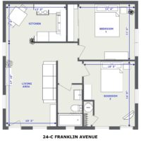 24 Franklin Apt. C Layout